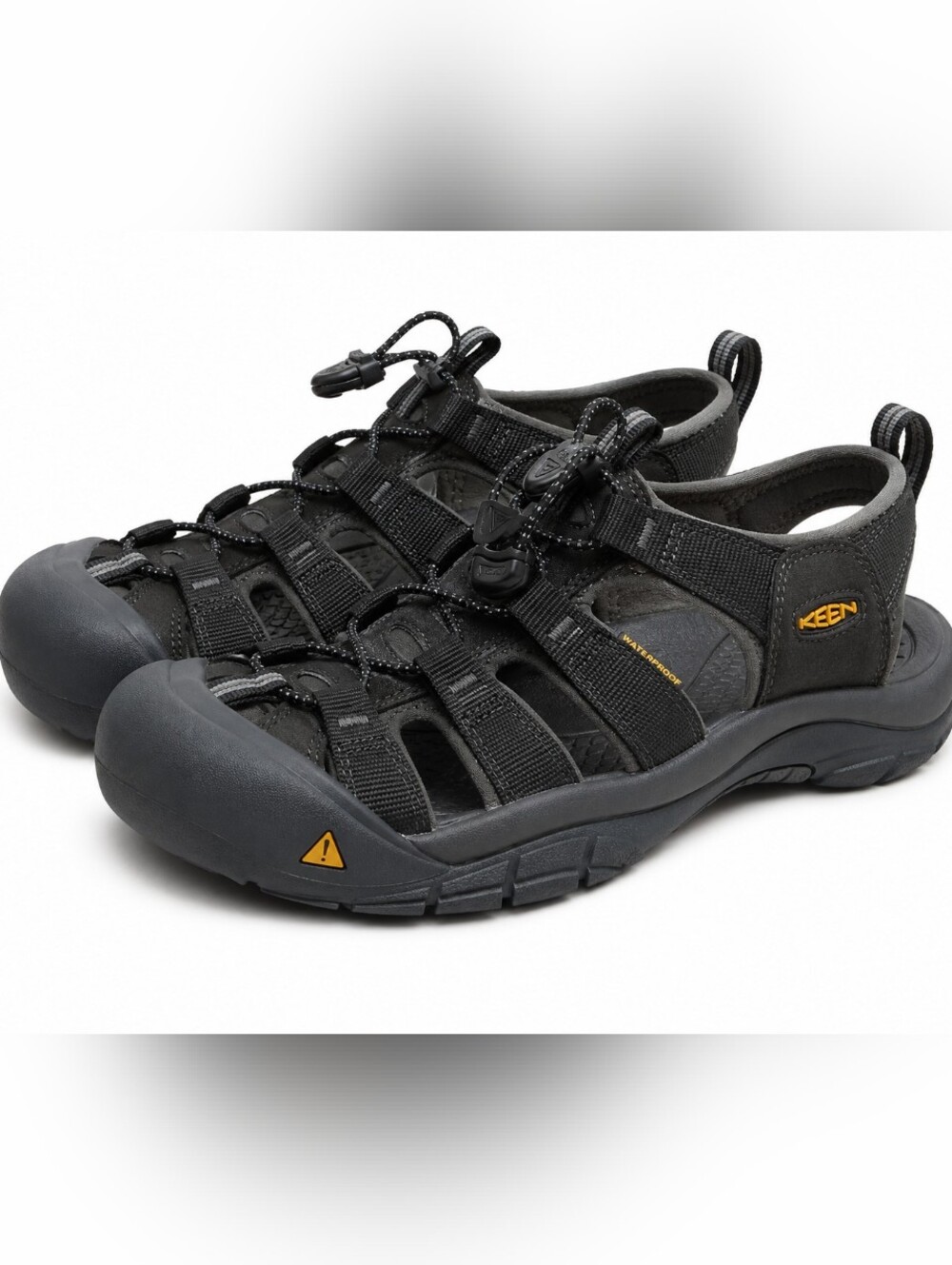 KEEN Newport H2 Men’s 11 Black Waterproof Sandals Closed Toe Hiking Trail